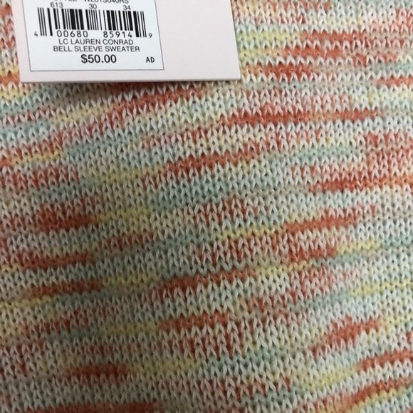 LC marled bell sleeve sweater - Picture 4 of 7